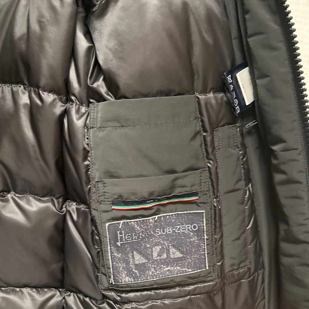 HERNO グレー ダウンジャケット サイズ46