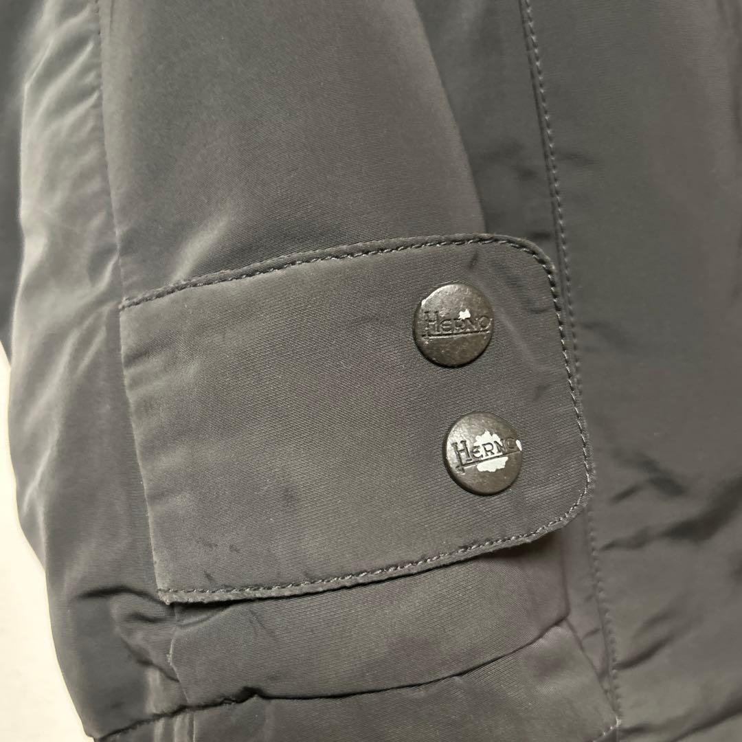HERNO グレー ダウンジャケット サイズ46