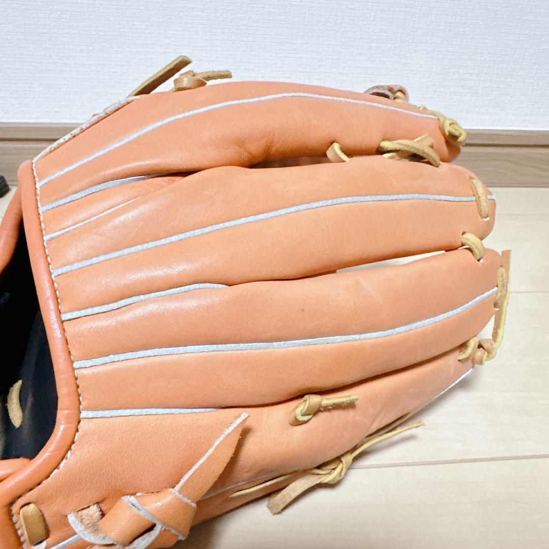 極美品 Wilson ウィルソン D-MAX 一般軟式 左利き用 外野 グローブ