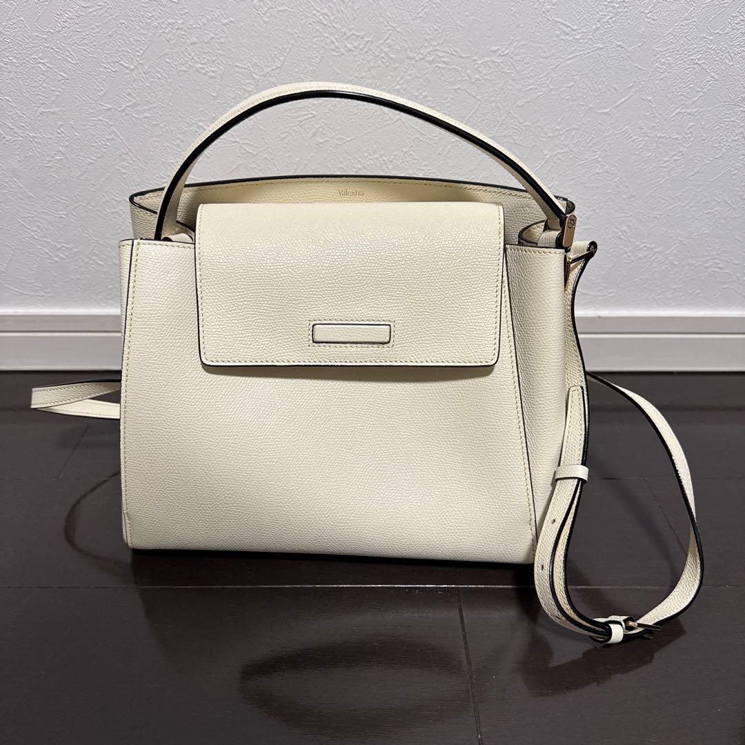 ✨【保存品】Valextraイタリア製 ハンドル＆ショルダー2WAYバッグ