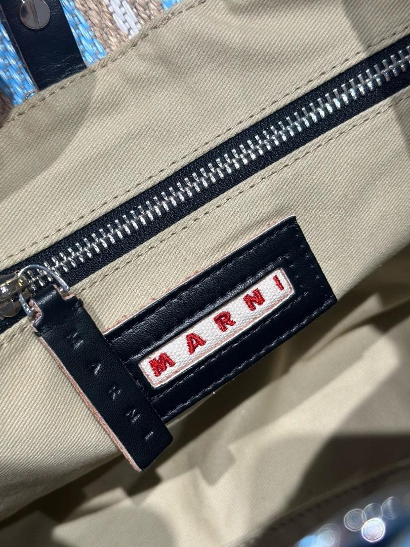 MARNI ストライプバスケット2way バッグ マルニ