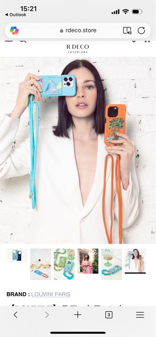 新品LOUVINI スマホケースiPhone14pro 未使用