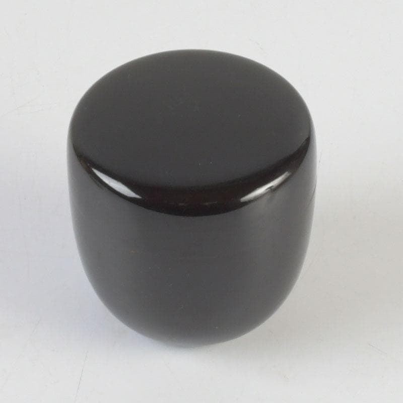 茶道具　黒漆　小棗　仕覆付　又玅斎花押朱書　住山楊甫極め箱　V　9859