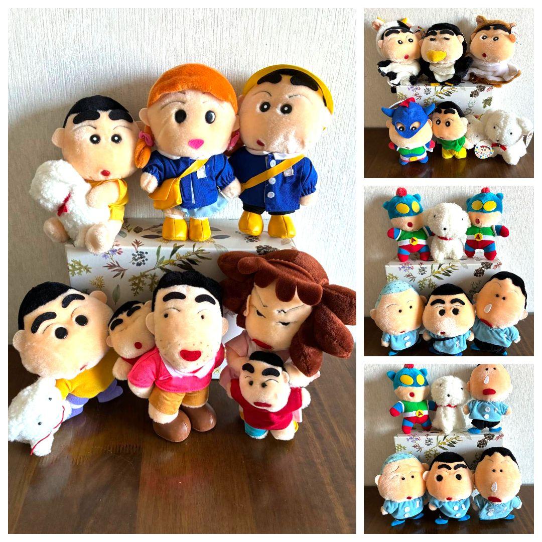 クレヨンしんちゃん　ぬいぐるみ　まとめ売り 激レア　レトロ　希少　パペット　景品
