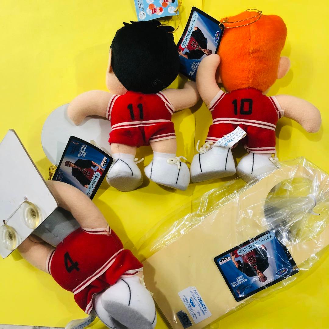 タグ付き スラムダンク SLAMDUNK メッセージ付きぬいぐるみ 4個セット