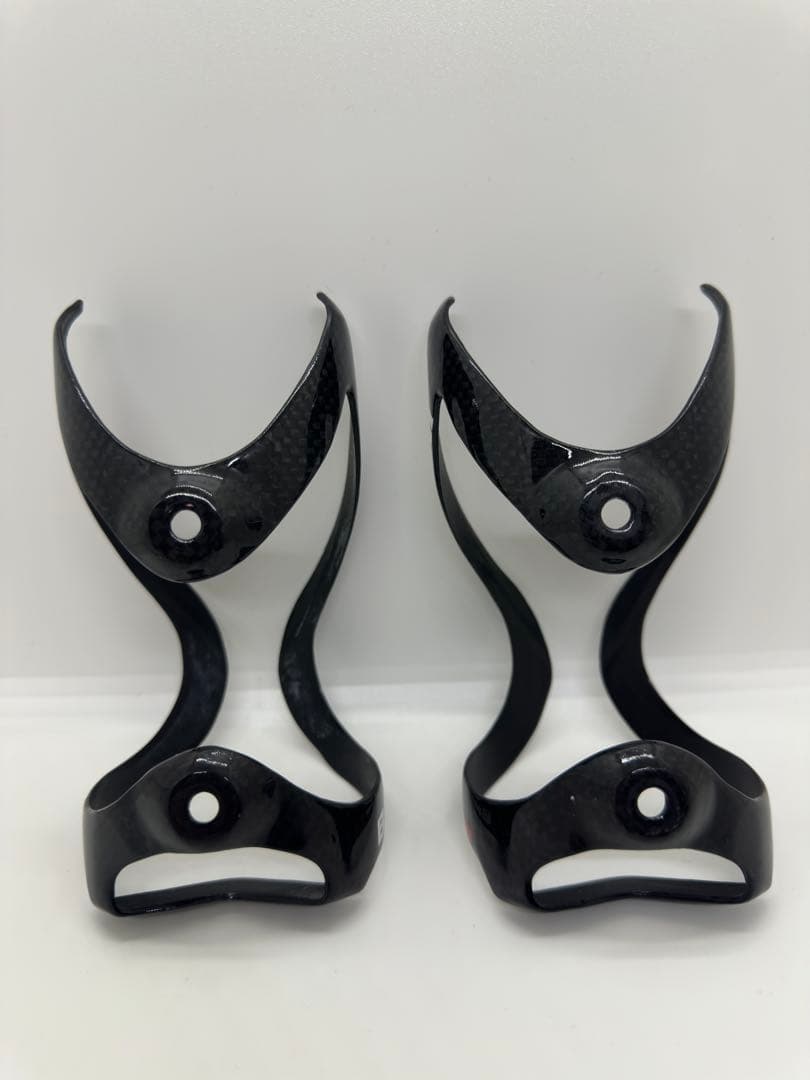 Bianchi カーボンボトルケージ2個・サドルバック・ボルトセット チェレステ