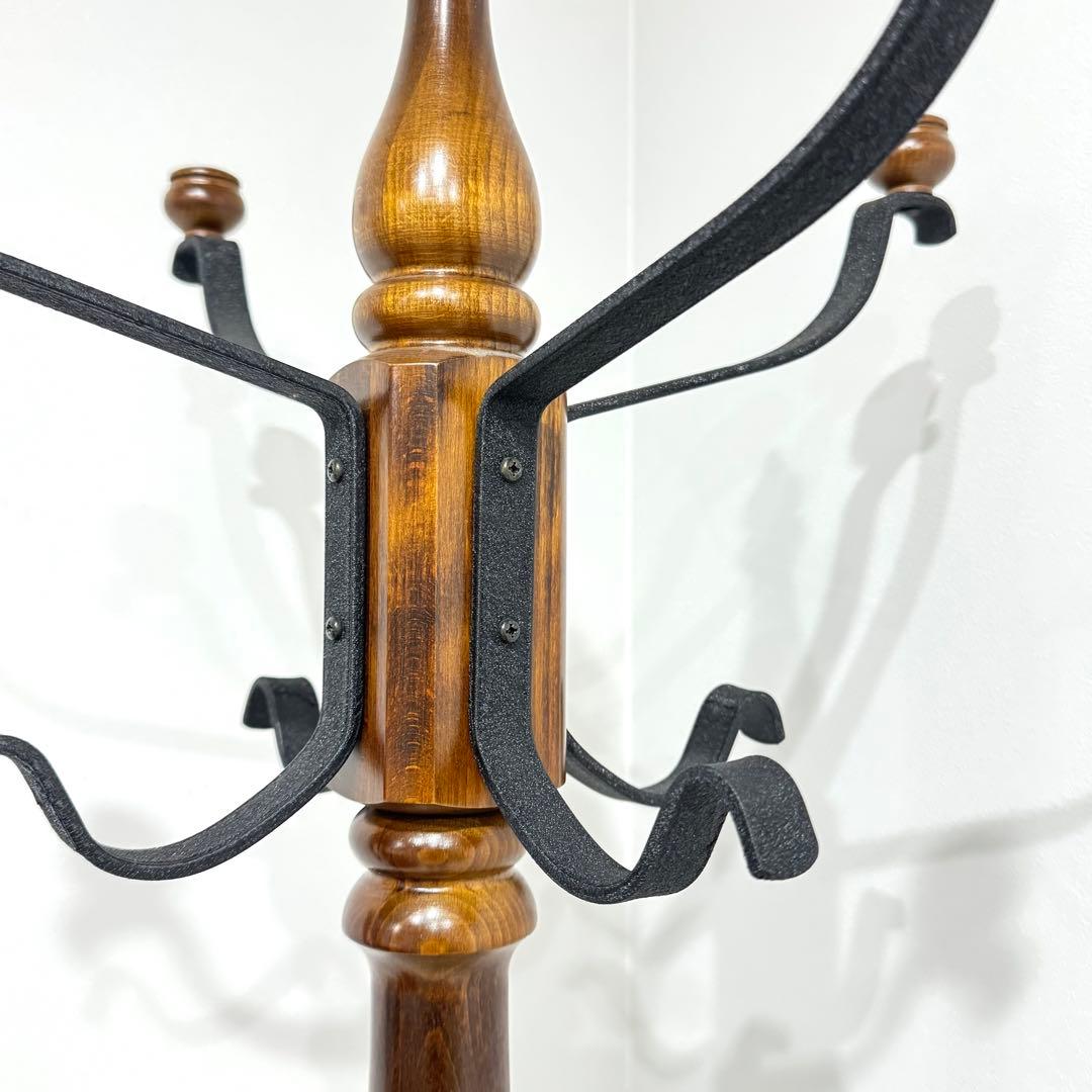 【未使用級】　Karimoku カリモク　コロニアル　ポールハンガー　家具