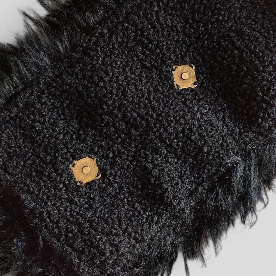 S’YTEサイト/ティペット/ストール/ブラック/YOHJI YAMAMOTO