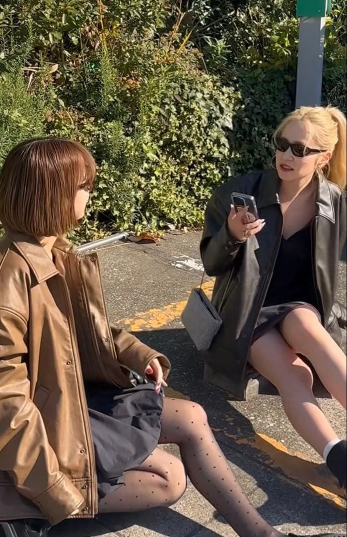 Gajess♡ Giselle Leather Blouson