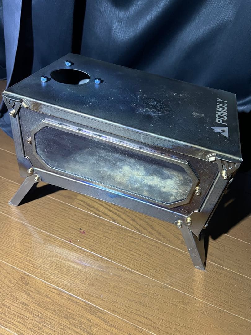 pomoly チタン薪ストーブ　T-BRICK Mini 使用2回