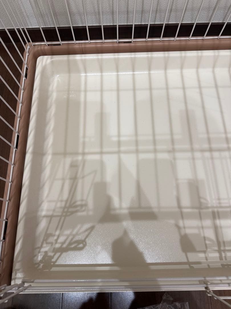 【引き取り限定】リッチェル 犬用ケージ サークル 室内用 トレー付き 天井付