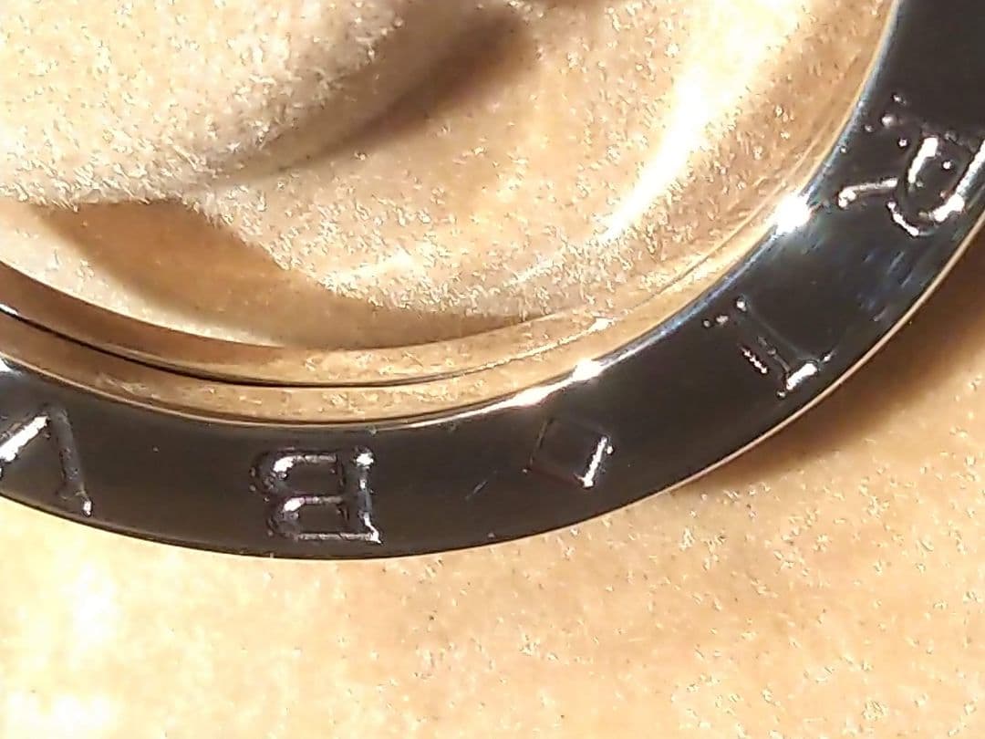 【未使用クラス】ブルガリ　シルバー　キーリング　ネックレス《送料無料》