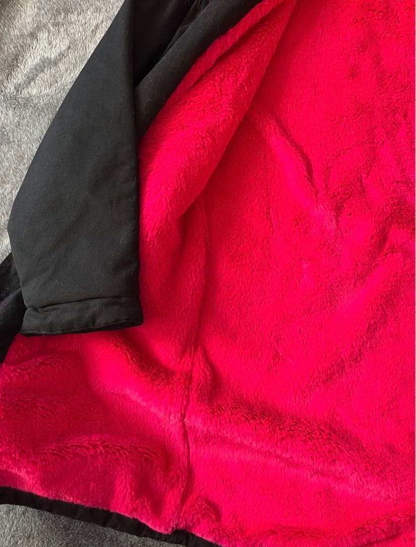 【美品】ピンクファーモッズコート