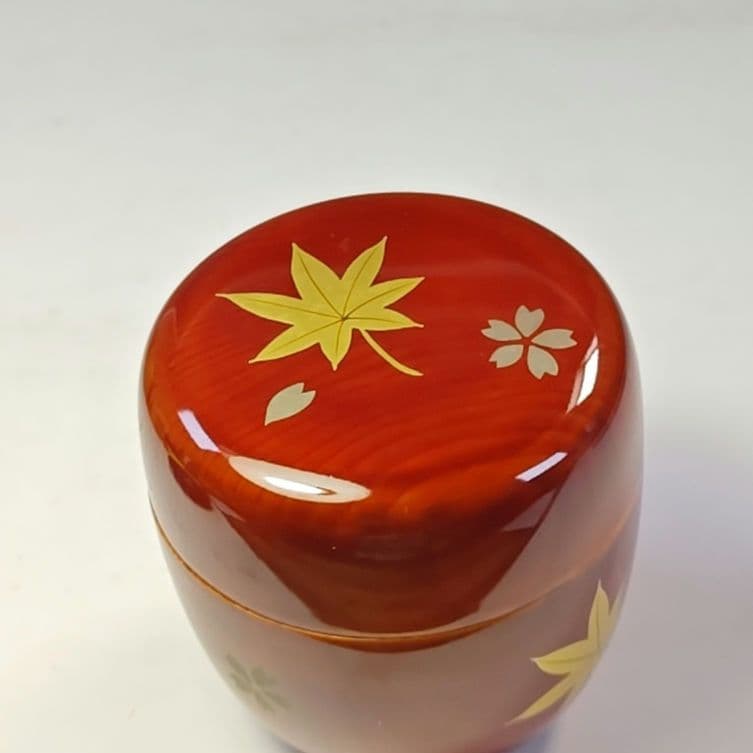 イ804 棗『堀内宗完（兼中斎）極箱』『雲錦蒔絵　春慶　棗』茶道具