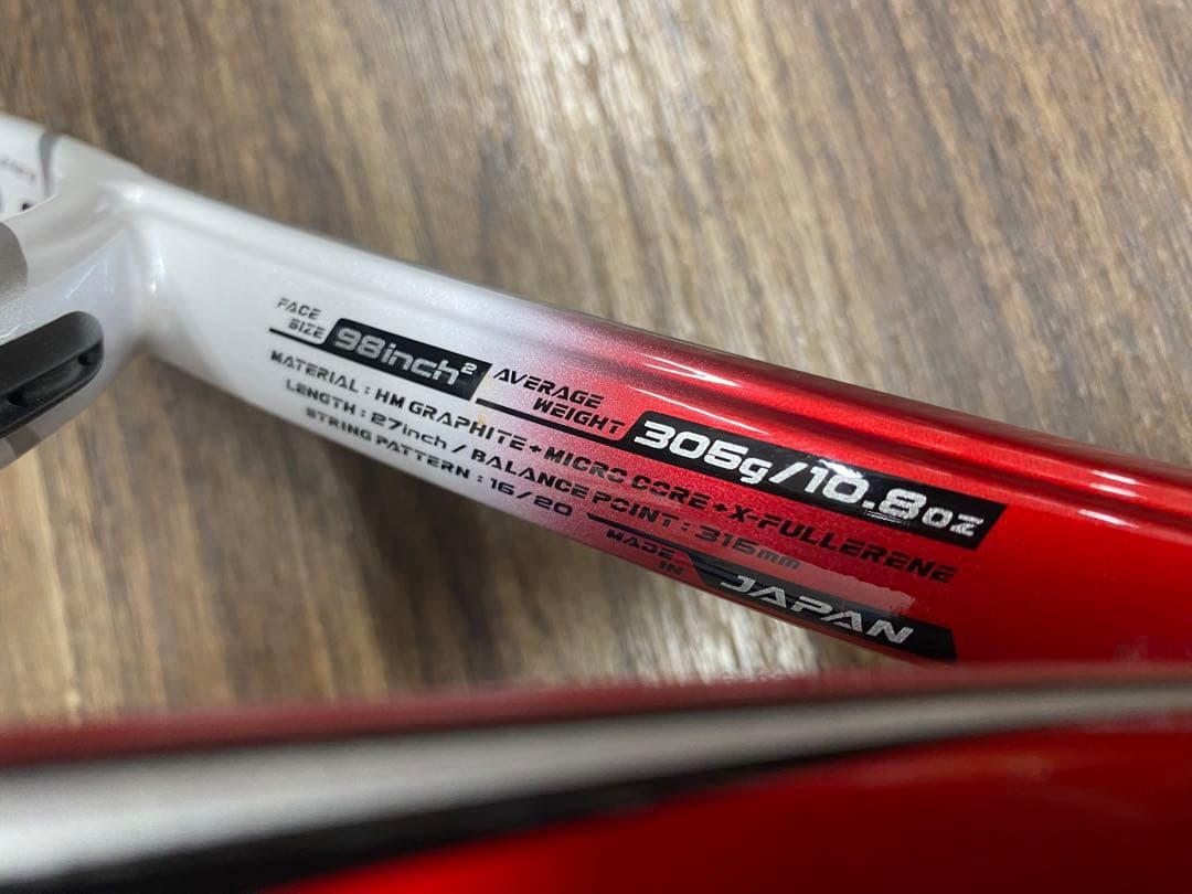 YONEX VCORE Xi 98 (2012年) G2 新品未使用