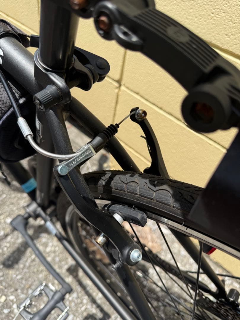 黒 クロスバイク 自転車 サイモト