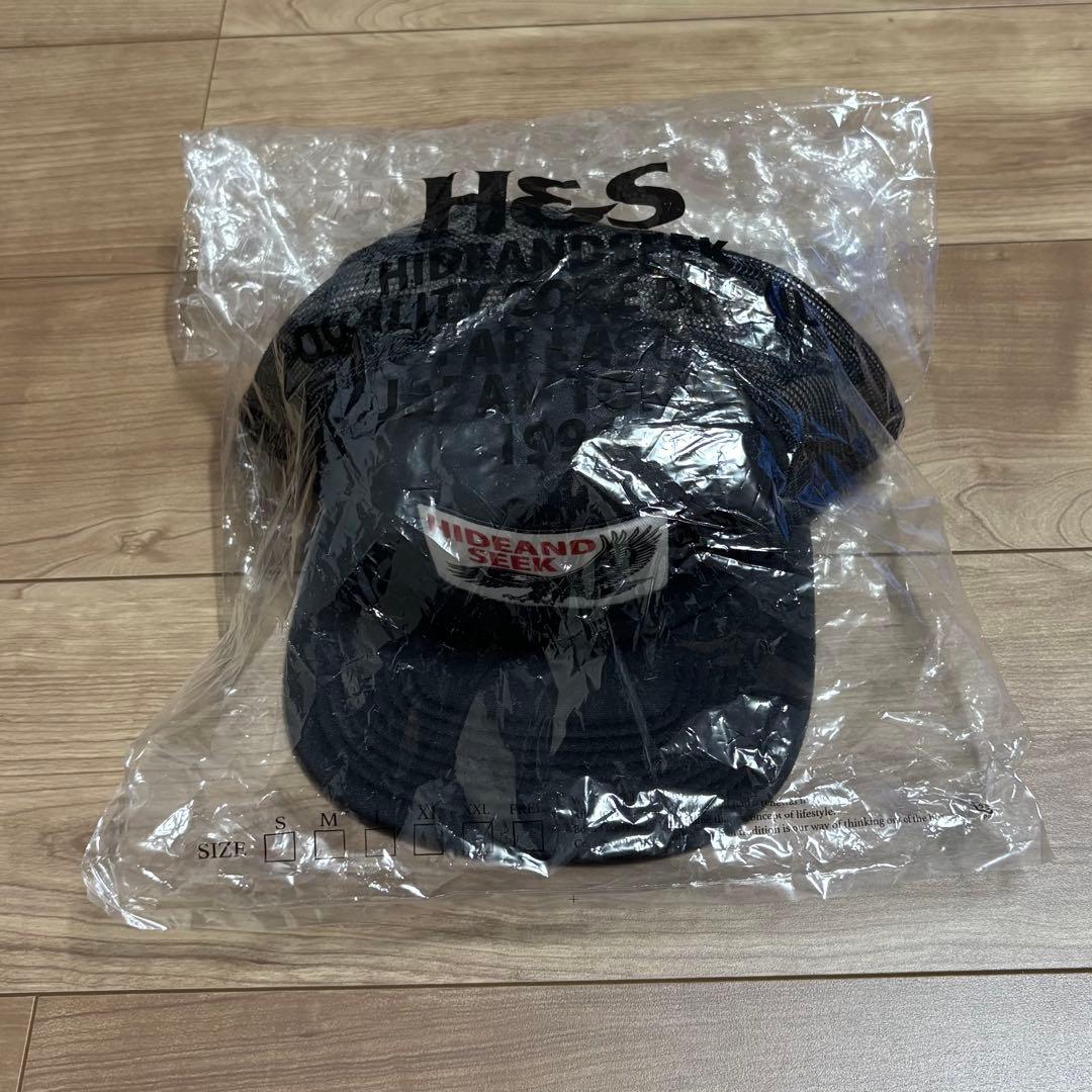 HIDE AND SEEKハイドアンドシーク メッシュ キャップ 新品未使用