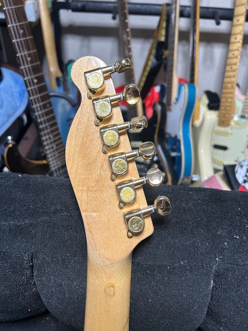 エレキギター テレキャス風変形。ミントグリーン