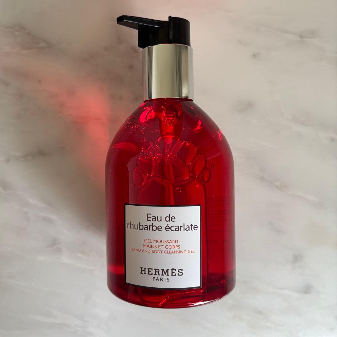 【新品未使用】HERMÈS ルバーブエカルラット ハンド＆ボディジェル