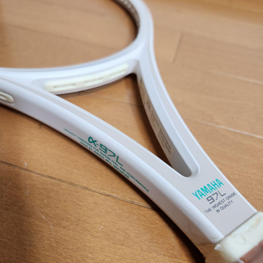 【新品未使用】YAMAHA ADMIC α-97L テニスラケット ホワイト