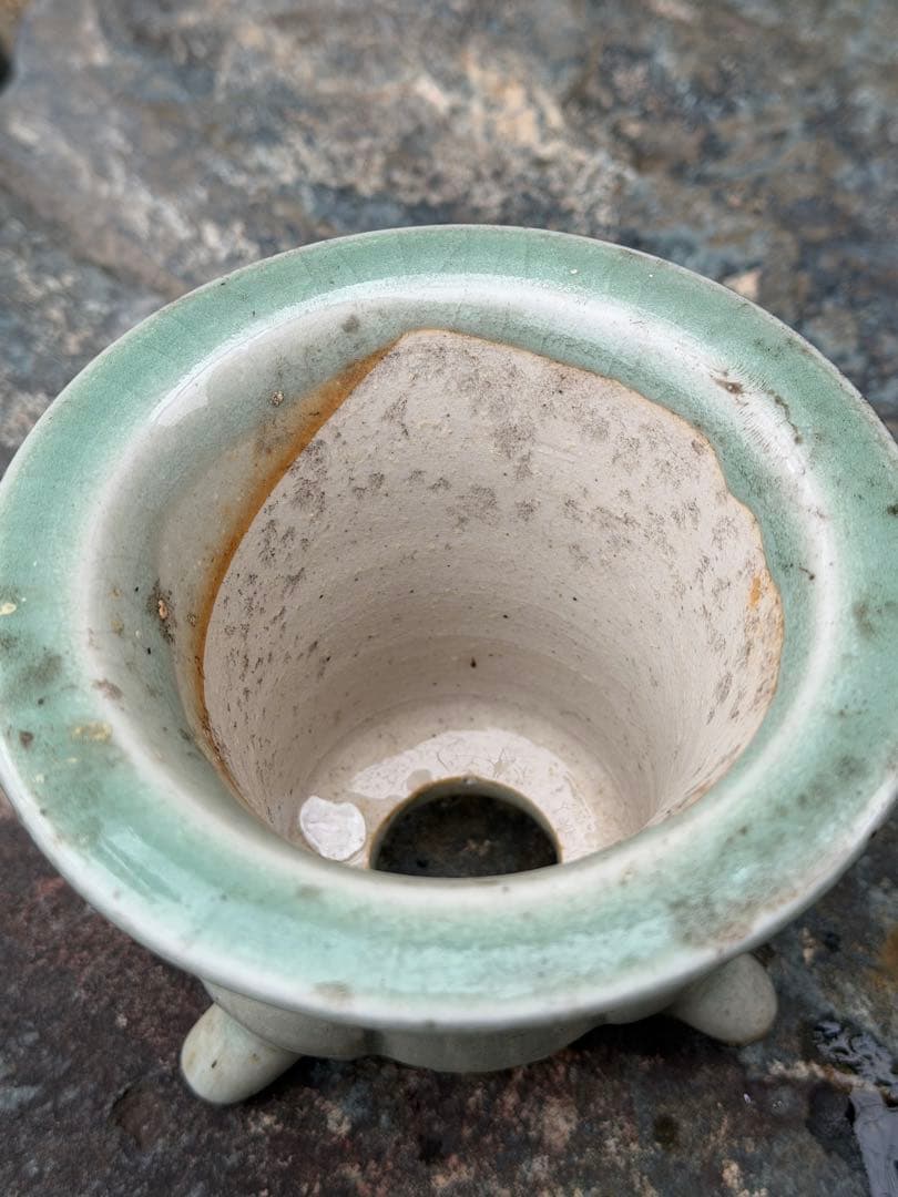大堀相馬焼　相馬駒焼　万年青鉢