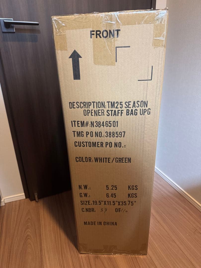 【新品未使用】Taylormade SEASON OPENER スタッフバッグ