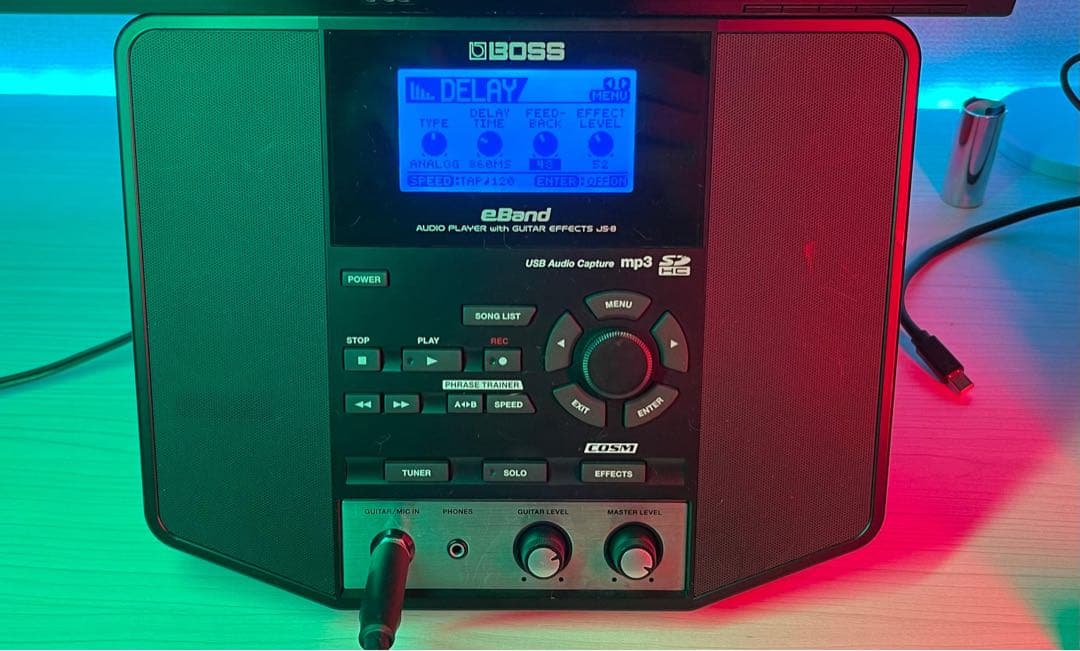 BOSS eBand JS-8（アダプター付き)