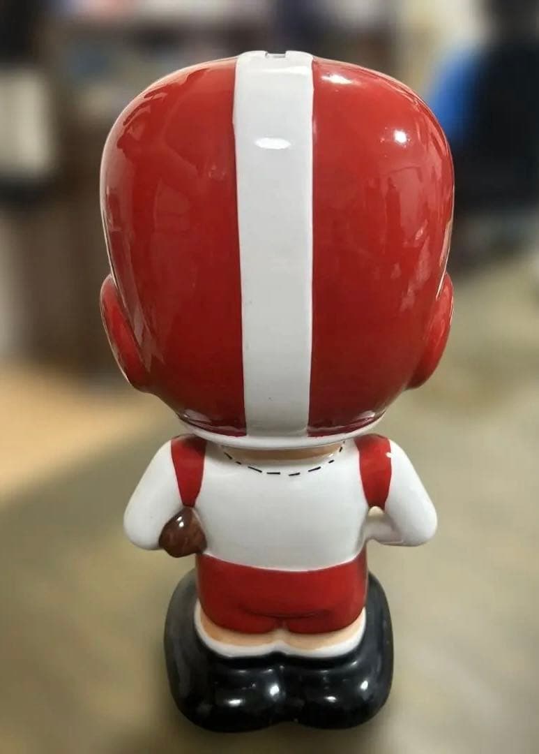 【激レア‼️】内藤ルネ アメフト アメリカン・フットボール 陶器 貯金箱