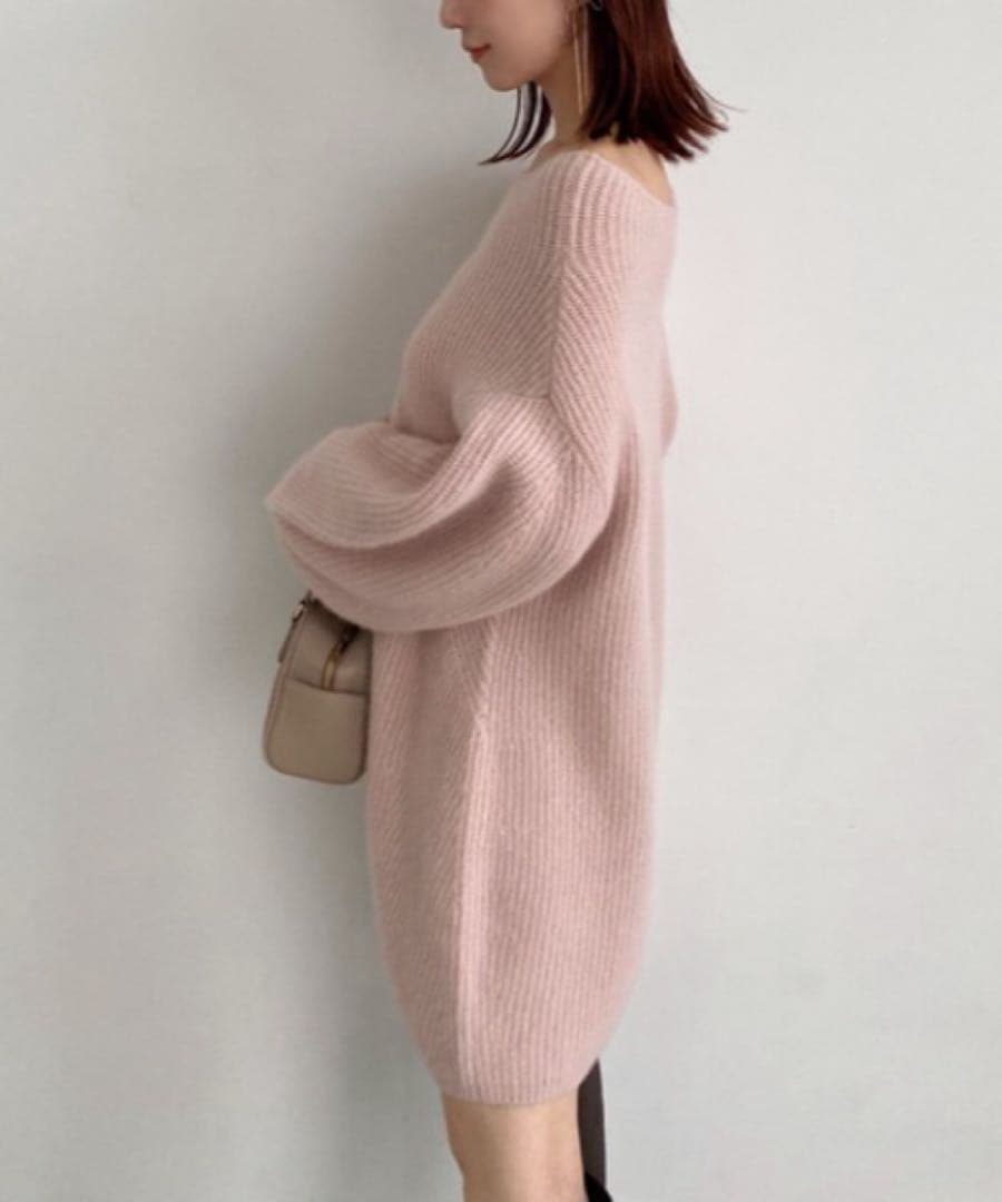 SNIDEL ラクーンニットワンピース