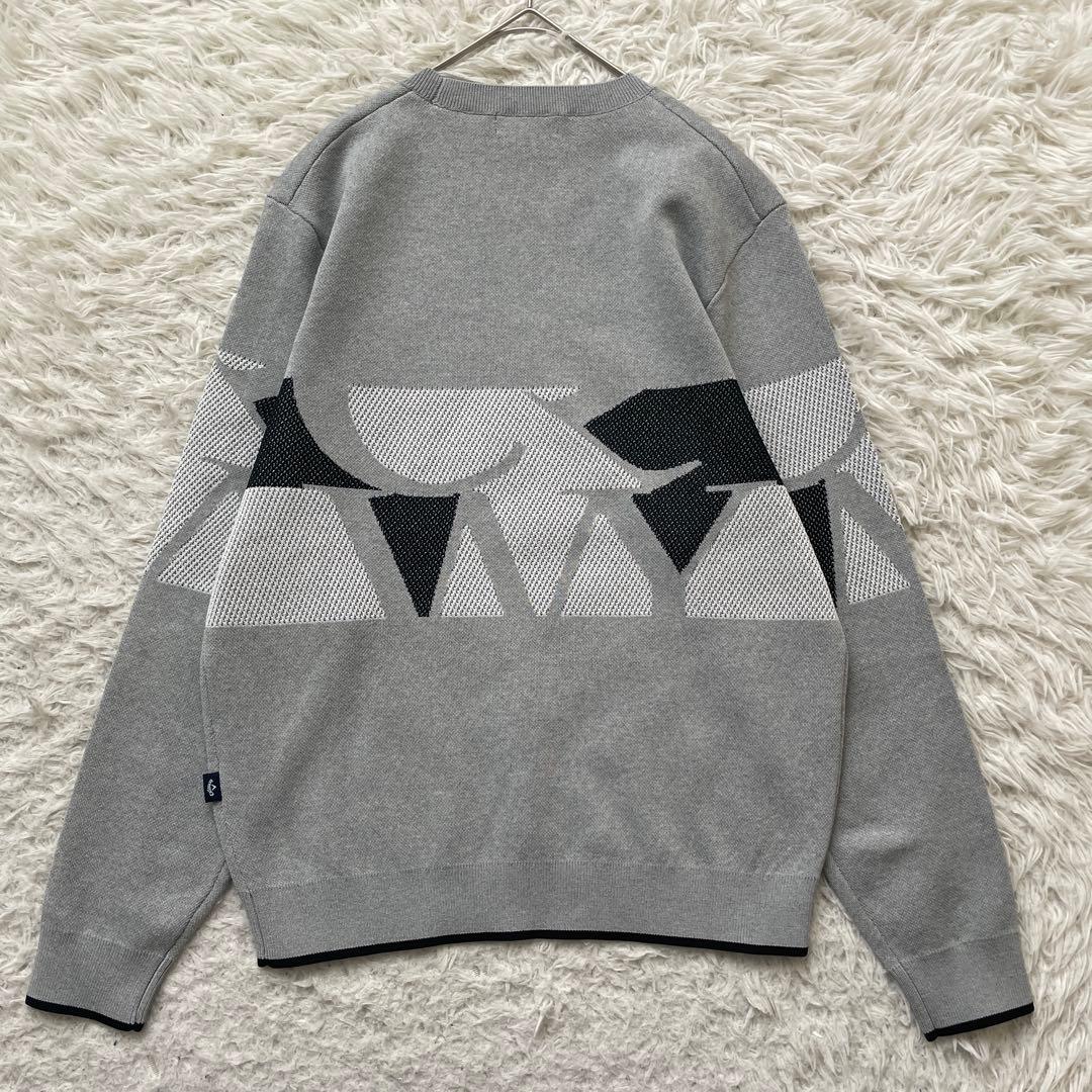 美品　Callaway 刺繍　長袖　ニット　セーター　洗える