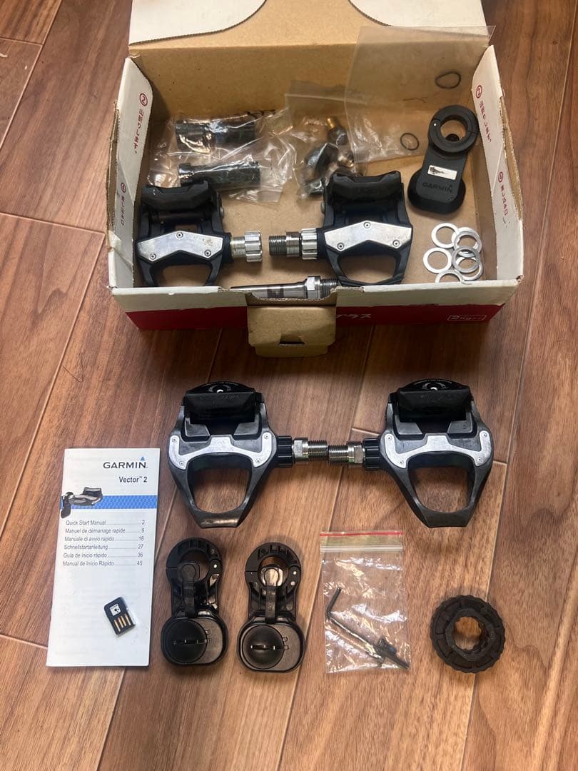 Garmin Vector 2 両脚計測 パワーメーター シマノペダル変換済み