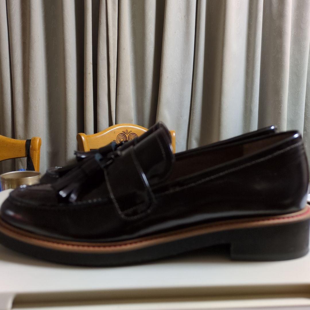 美品✨️ツモリチサト ウォーク タッセルローファー　エナメル　23.5