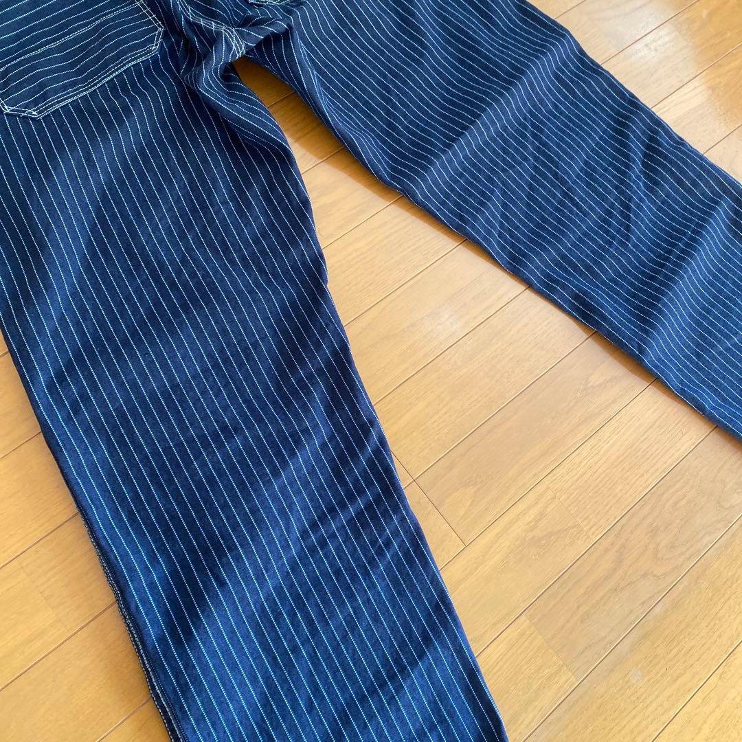 ショット　ヒッコリーデニム　パンツ　ウォバッシュ　36