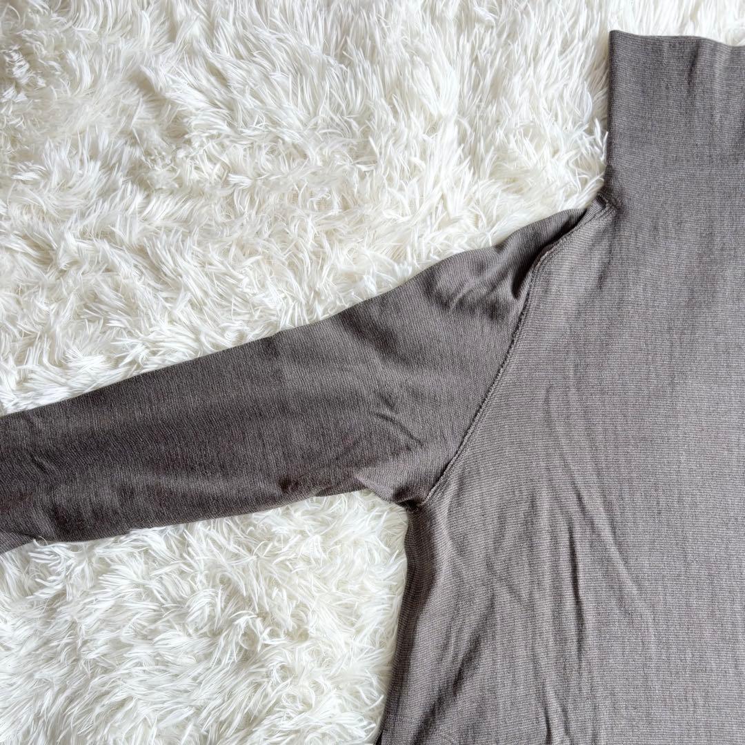 高級感✨ ヨーガンレール ウール シルク カシミヤ タートルネック ワンピース