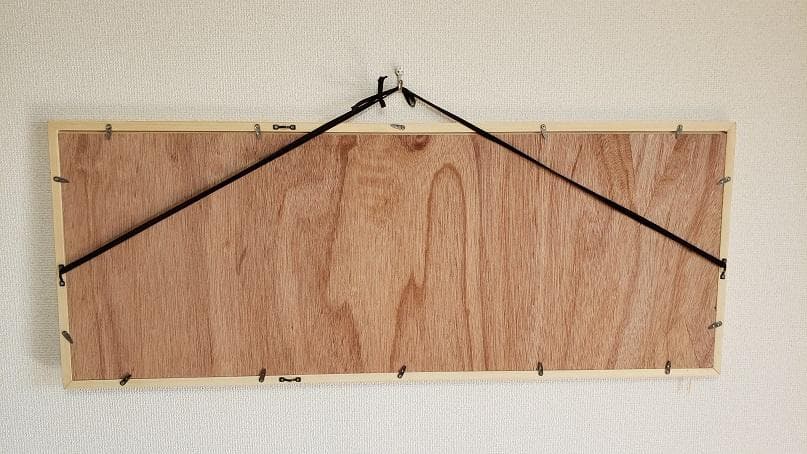 黒猫　ポスターをお飾りいただく額