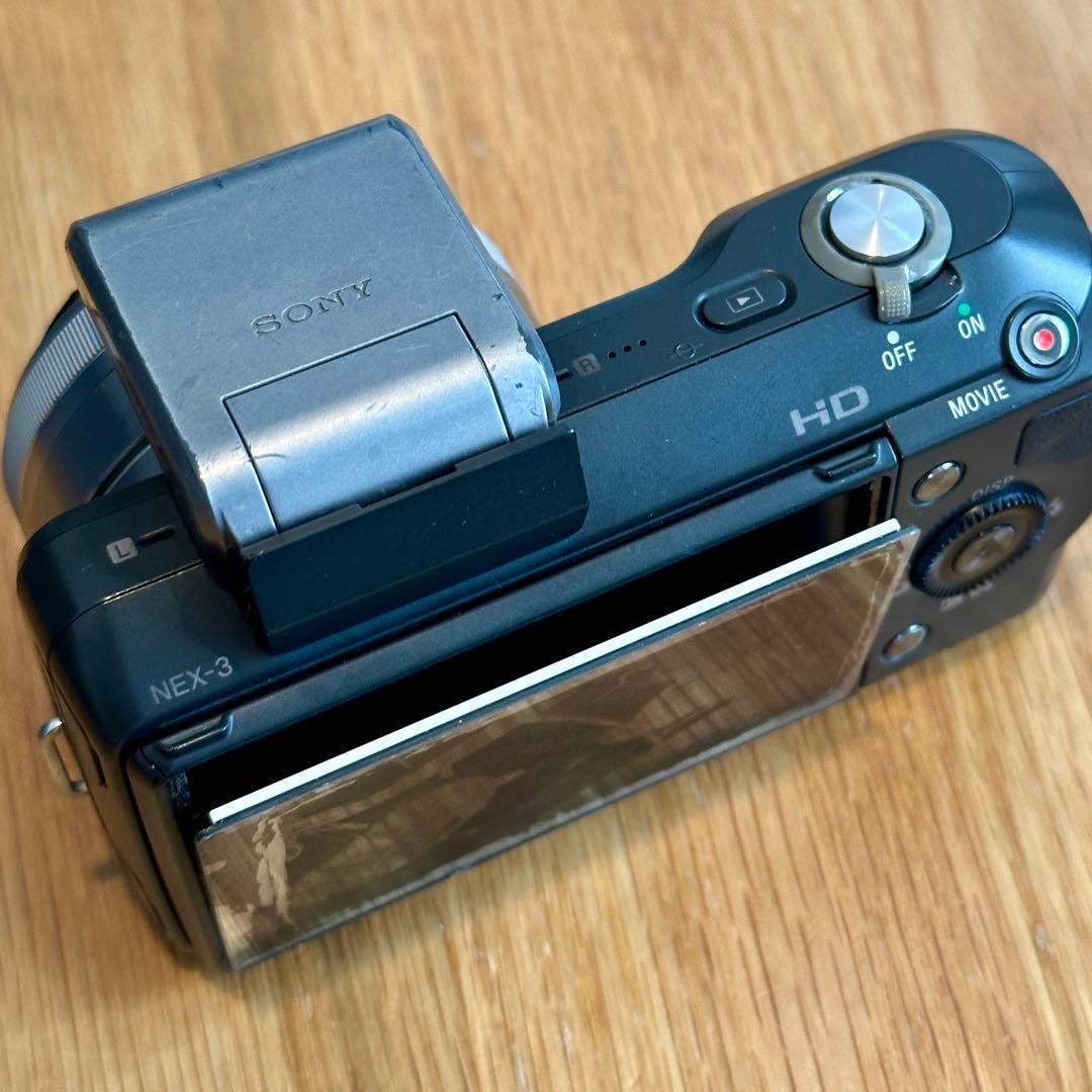 【ジャンク品】SONY NEX-3 ミラーレスカメラ レンズ2本