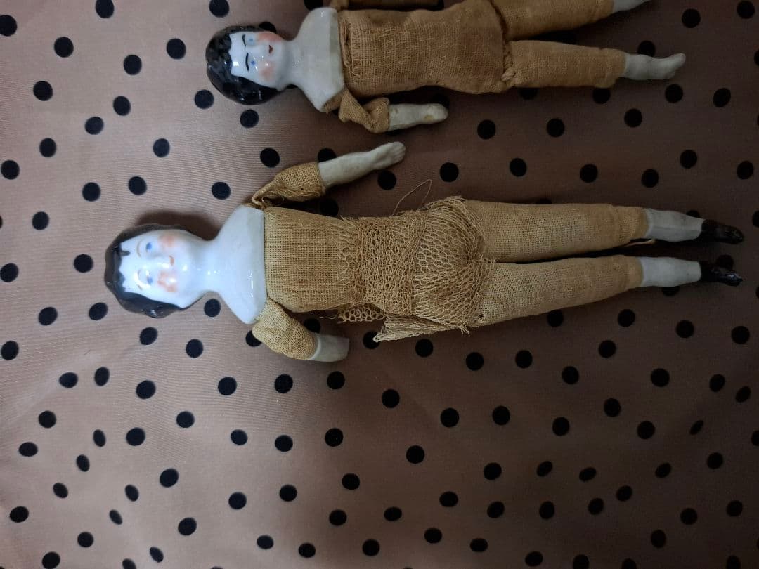 アンティーク★チャイナヘッドドール★ビスクドール★3点セット★アンティーク雑貨