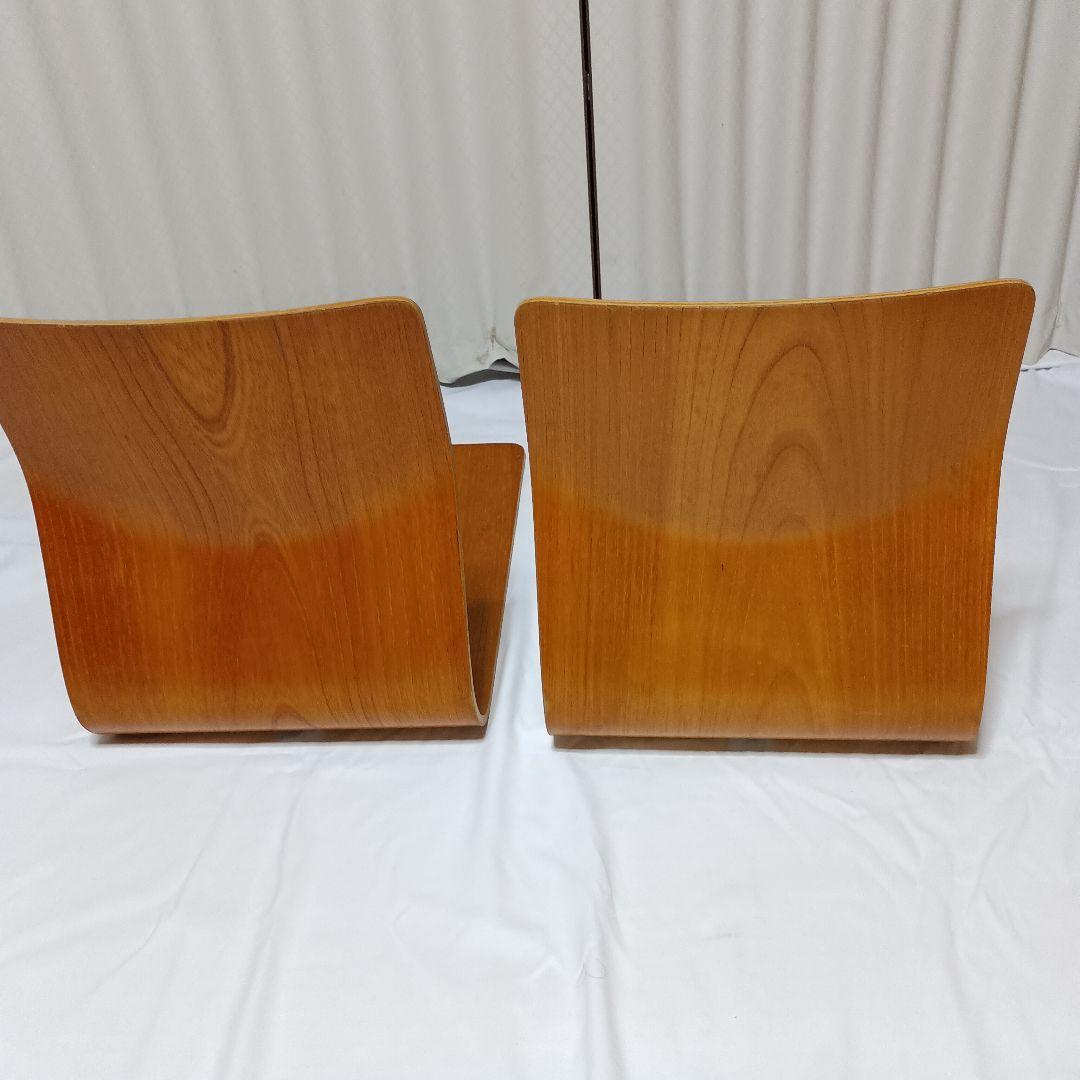 【バラ売り可】天童木工　座椅子　四脚セット　曲げ木座椅子　和室座イス　藤森健次