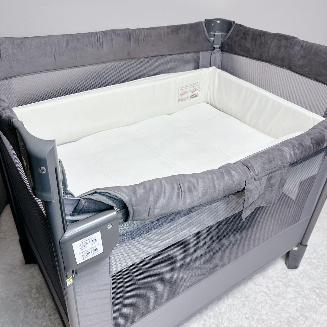 極美品　Aprica　アップリカ　ココネルエアープラスAB　ベビーベッド