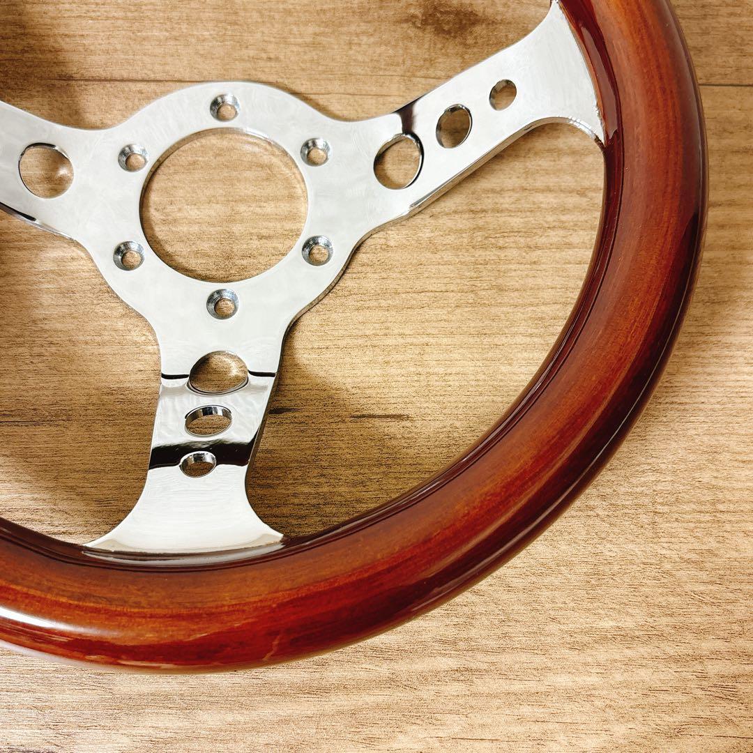 希少　小径　29cm ウッドステアリング　ウッドハンドル　USDM 旧車
