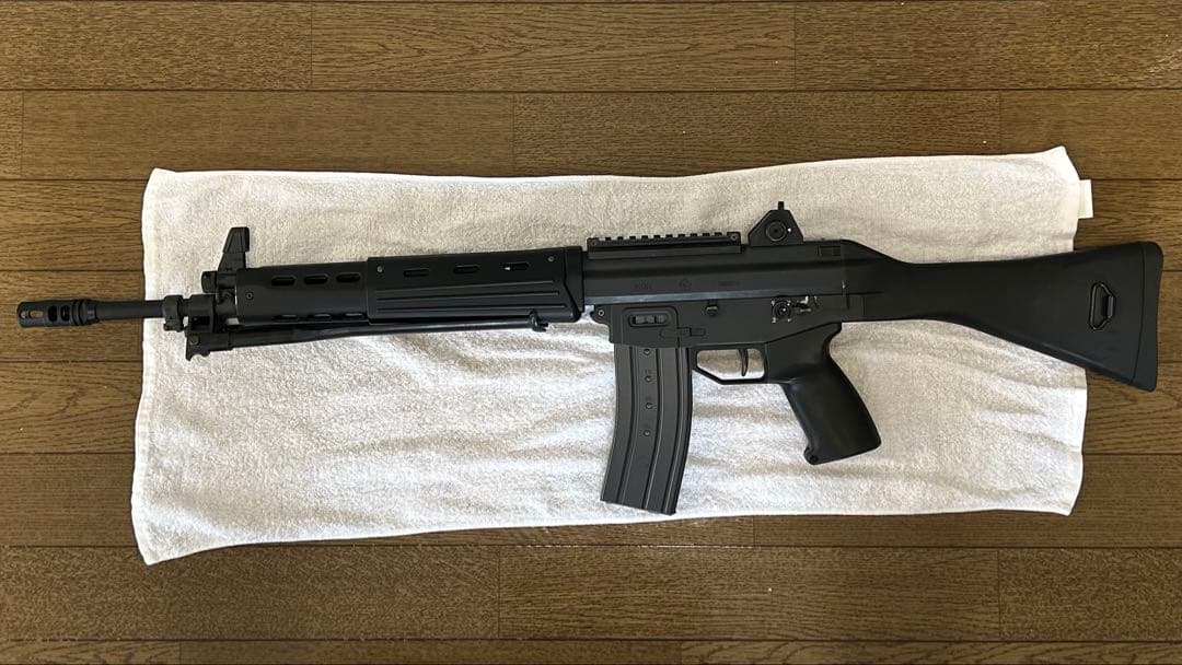 ジャンク！アルミノズル付き89式小銃、東京マルイガスガン