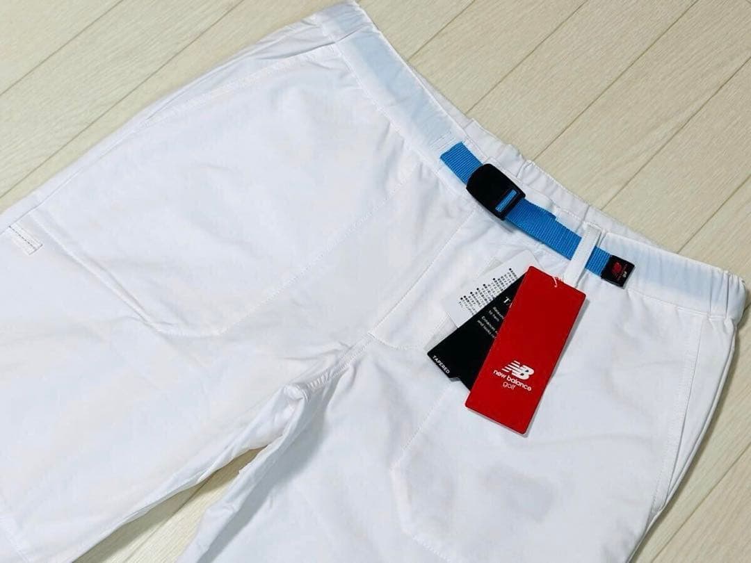 【New Balance】ベルト付 吸汗速乾ストレッチテーパード ジョガーパンツ