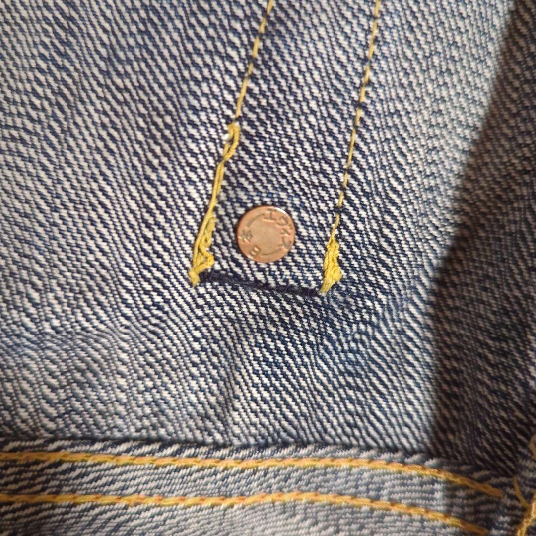 evisu　ジーンズ　日本製　2000　w38 ビッグカモメ　濃紺　ヤマネ　山根