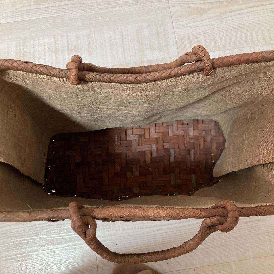 にいすけ　葡萄　ぶどう　籠　かご　バッグ　大容量