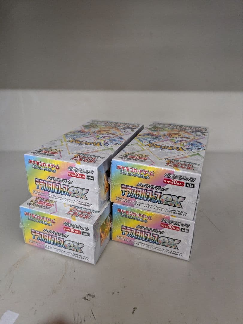 ポケモンカード テラスタルフェスex 4boxセット