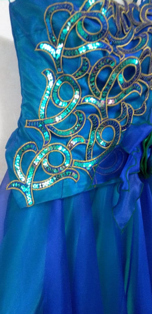 【COCOMELODY】 ワンショルダー、グラディーションドレス、M★お値下げ★