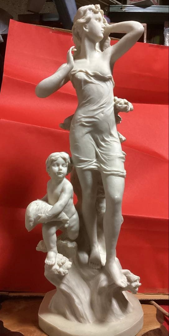 イタリア製 大理石調 樹脂製 ヴィーナス像 ５９㎝ ホワイト