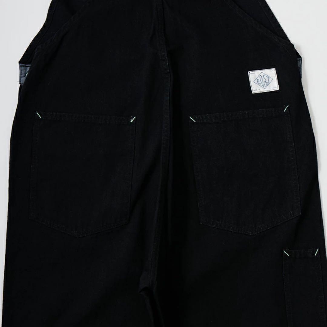 POST OVERALLS ポスト オーバーオール Ｎo.1 ブラック 黒 L