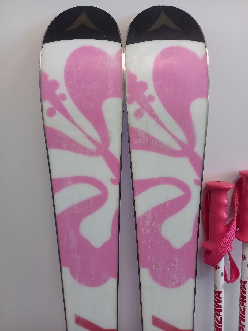 ROXY ジュニアスキーセット 板120cm ブーツ白19～20cm.黒21cm