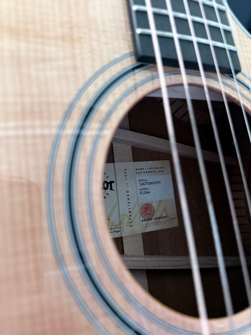 ギター Taylor 312 ce v class